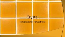  Presentation with rich - Presentation consisting of palette of a rich glass tiles background and a gold colored foreground