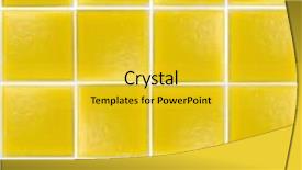  Presentation with rich - Beautiful presentation design featuring palette of a rich glass tiles backdrop and a yellow colored foreground