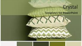  Presentation with stack - Audience pleasing theme consisting of palette of colors combination backdrop and a mint green colored foreground