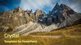  Presentation with japan beautiful landscape mountain fuji - Slide deck featuring paling - landscape of passo rolle mountain background and a  colored foreground