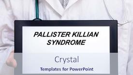  Presentation with disease - Theme featuring pallister-killian-syndrome-doctor background and a sky blue colored foreground