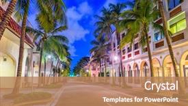  Presentation with florida beach - Cool new slides with palm beach florida usa backdrop and a coral colored foreground
