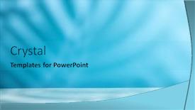  Presentation with coconut - Amazing presentation design having palm-coconut-leaf-shadow backdrop and a cyan colored foreground