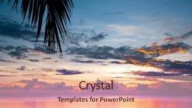  Presentation with curtain - Colorful slides enhanced with palm curtain backdrop and a lemonade colored foreground