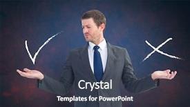  Presentation with human hands open palm up - Slide deck featuring palm hands right or wrong background and a tawny brown colored foreground