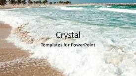  Presentation with uae - Presentation design having palm island - beautiful beach dubai uae background and a soft green colored foreground