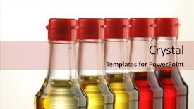  Presentation with sesame seed oil - Beautiful presentation theme featuring palm oil sesame seed oil backdrop and a red colored foreground