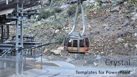  Presentation with cabin - Colorful PPT theme enhanced with palm-springs-ca-february-24 backdrop and a  colored foreground