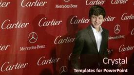  Presentation with gala awards - Audience pleasing slides consisting of palm-springs-ca-jan-5 backdrop and a  colored foreground