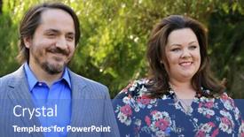  Presentation with directors - Colorful slide set enhanced with palm-springs-ca-jan-5 backdrop and a teal colored foreground