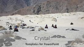  Presentation with race track - Audience pleasing presentation consisting of palm-springs-california-usa-june backdrop and a light gray colored foreground