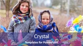  Presentation with palm sunday - PPT layouts featuring palm sunday - kids outdoors dressed for easter background and a ocean colored foreground