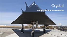  Presentation with stealth - Beautiful theme featuring palmdale-california-december-27-retired backdrop and a teal colored foreground