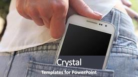  Presentation with smart - PPT layouts enhanced with palmtop - female hand puts white smart background and a gray colored foreground