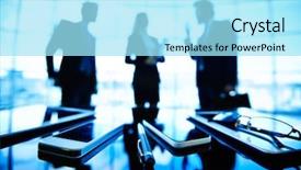  Presentation with pen - Amazing presentation having palmtop - image of eyeglasses pen cellular backdrop and a arctic colored foreground