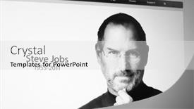 Presentation with steve jobs - PPT theme enhanced with palo-alto-ca-oct-5 background and a light gray colored foreground