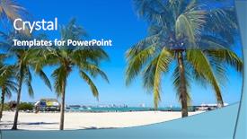  Presentation with mexico cancun - Amazing presentation theme having pals - cancun playa langostas beach pal backdrop and a  colored foreground