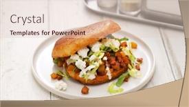  Presentation with chorizo - Slide deck enhanced with pambazo-mexican-chorizo-potato-sandwich background and a lemonade colored foreground