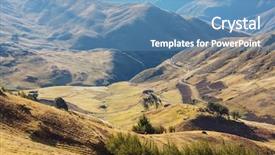  Presentation with america - Cool new slides with pampas landscapes in cordillera de backdrop and a teal colored foreground