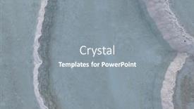  Presentation with clean water - PPT theme having pamukkale-travertines-cinematic-aerial-drone background and a gray colored foreground