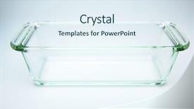  Presentation with heat - Slides having pan cake - glass heat resistant oven tray background and a sky blue colored foreground