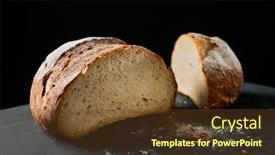  Presentation with dark green deep rich emerald - Amazing presentation theme having pan-de-payes-a-round backdrop and a tawny brown colored foreground