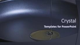  Presentation with olive oil - Theme having pan-with-oil-cook-pours background and a tawny brown colored foreground