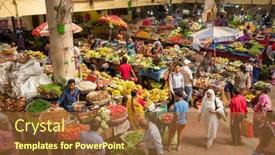  Presentation with goa - Presentation design featuring panaji-india-january-16-2020 background and a tawny brown colored foreground