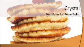  Presentation with blueberry - Beautiful PPT theme featuring pancakes with raspberry and blueberry isolated on white background backdrop and a white colored foreground