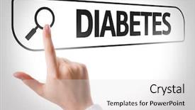  Presentation with diabetes - Amazing slide deck having pancreas - diabetes written in search bar backdrop and a light gray colored foreground