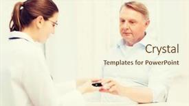  Presentation with medical mhealth healthcare concept - Amazing slide set having pancreas - healthcare elderly and medical concept backdrop and a cream colored foreground