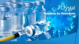  Presentation with medical virus - Theme with pandemic-medical-health-virus-background background and a teal colored foreground