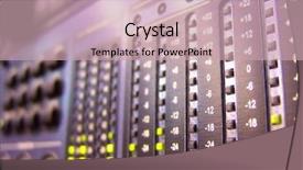  Presentation with light emitting diode - Cool new presentation design with close up shot of light backdrop and a soft green colored foreground