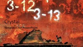  Presentation with rough - Cool new theme with panel beating - pattern of a rough surface backdrop and a red colored foreground