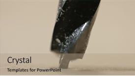  Presentation with wood panel - Presentation design enhanced with panel shooting in slow motion background and a coral colored foreground