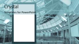  Presentation with digital - Presentation theme featuring digital media blank white screen background and a light blue colored foreground