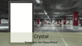  Presentation with gallery - Presentation design featuring digital media blank white screen background and a mint green colored foreground