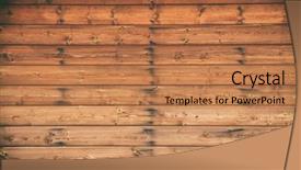  Presentation with wooden - PPT layouts having panels - old wooden planks background background and a coral colored foreground