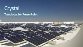  Presentation with solar power plant - Amazing presentation design having gorgeous romantic gentle stylish beautiful caucasian bride on the background ancient baroque castle backdrop and a gray colored foreground