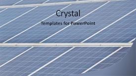  Presentation with energy solar - Cool new presentation with solar panels with the sunny backdrop and a  colored foreground