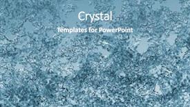  Presentation with frozen mixed berries as - PPT theme enhanced with panem - closeup of frozen window pane background and a teal colored foreground