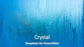  Presentation with winter ice - Colorful slides enhanced with panem - ice patterns on winter glass backdrop and a  colored foreground