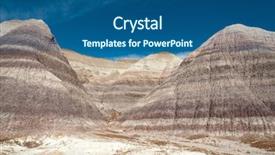  Presentation with desert - Beautiful PPT theme featuring pangea - blue mesa hills layers backdrop and a ocean colored foreground