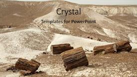  Presentation with landscape desert - Amazing theme having pangea - painted desert landscape and petrified backdrop and a coral colored foreground