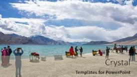  Presentation with bollywood movie - Beautiful PPT theme featuring pangong-tso-india-june-11 backdrop and a mint green colored foreground