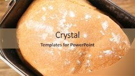  Presentation with baking - PPT layouts having panifica - baking pan with fresh homemade background and a  colored foreground