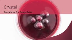  Presentation with currant - Amazing slide set having panna cotta with fresh berry black currant and berry jam backdrop and a red colored foreground