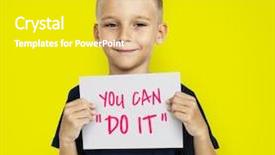  Presentation with open source intelligence - PPT layouts featuring panorama - beach source d'argent at seychelles background and a cobalt blue colored foreground