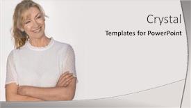  Presentation with web - PPT layouts featuring panorama-attractive-happy-smiling-female background and a  colored foreground