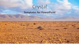  Presentation with morocco - PPT theme enhanced with panorama-desertic-landscape-in-morocco background and a light blue colored foreground